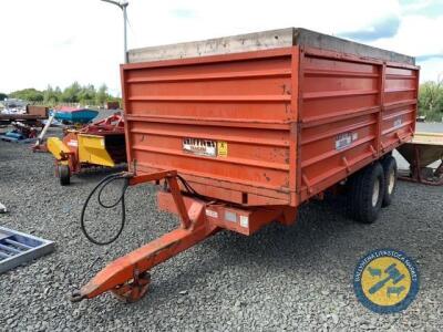 Griffiths 8tn tandem axle tipping trailer