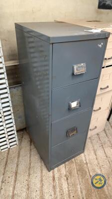 4 drawer filing cabinet grey