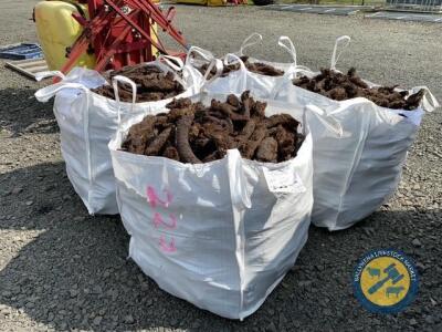 4 x tote bags of peat