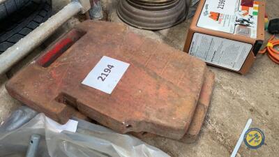 Massey Ferguson 40kg weights x2