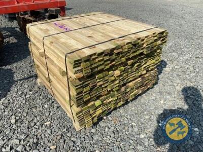 Pallet of 480 picket fence boards 1m long 50mmx18mm