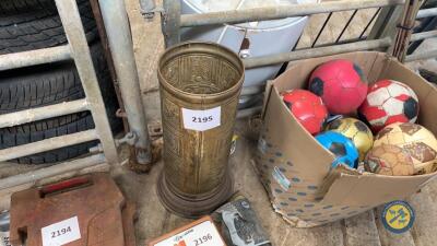 Brass umbrella stand