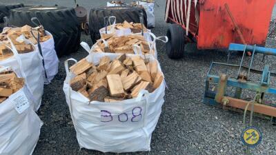 3 x tote bags of firewood