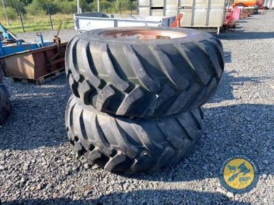 Trelleborg 600-60-30.5 wheels & 8 stud rims