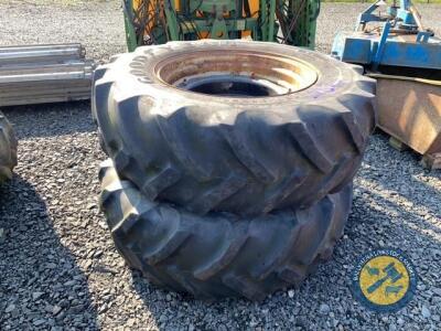 470-80-30 set of tyres & rims on 12 stud rims