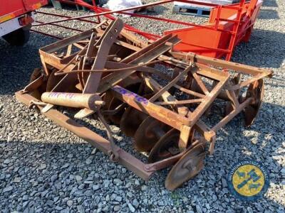 3 point linkage double disc harrow