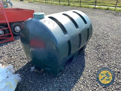 Green plastic oil tank no leaks