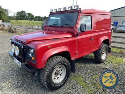 Land Rover Defender 90 TDS, 2001, 2495cc, FKZ6500, MOT June22, 104,000miles, taxbook & key