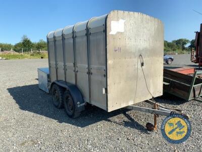 Ifor Williams 10x5'9" cattle trailer, lights working, brakes need attention