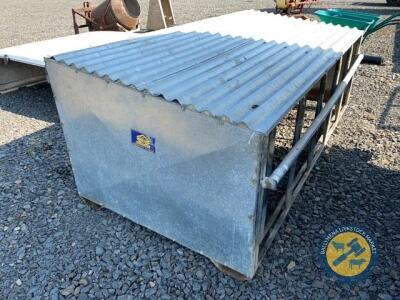 Portable lamb creep feeder 3 point linkage WH REA Engineering