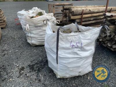 3 x tote bags of firewood