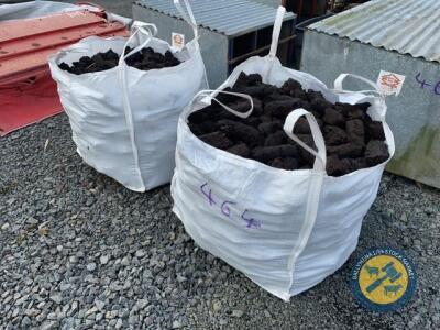 2 x tote bags of peat