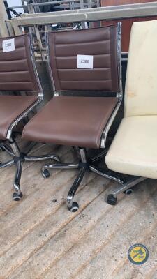 Brown Leather Office Chair