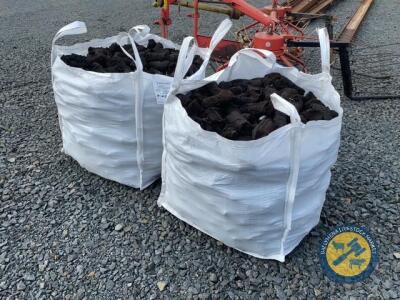 2 x tote bags of peat