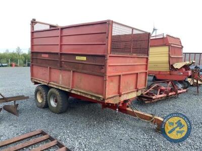 Marshall 12x7ft 8tn silage trailer