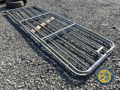 2 x heavy duty 12ft galvanised field gates