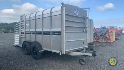 Ifor Williams 12x6 livestock trailer with sheep decks & dividing gates 4 new tyres & spare wheel