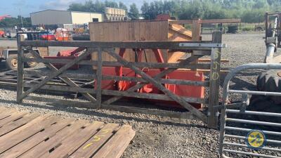 Wooden gate 12ft