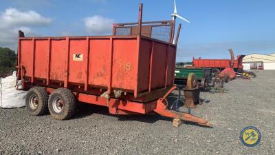 NC grain trailer 10tn complete with silage sides inside