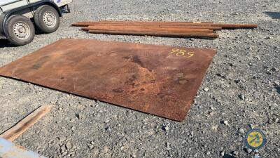 Approx 10x5 steel plate heavy duty