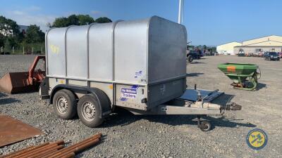 Ifor Williams 8x5 sheep trailer with ladder rake, key in offce