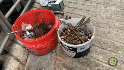 2 Boxes of Nails, Bolts etc