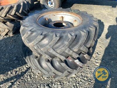 14.9-28 2 rear tractor tyres