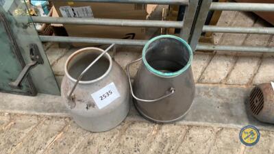 2 Milk Churns