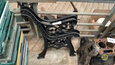 Cast iron Summer Seat ends