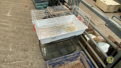 Fish Tank and Hamster Cages