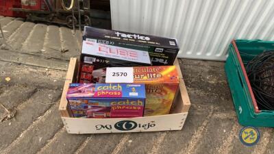 Box lot of board games