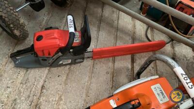 Landscape gardener retirement sale -Mitox professional CS56 chainsaw, 20" bar, starts runs & cuts