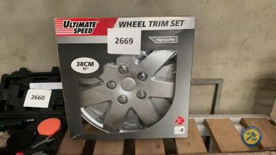 15" wheels trims 38cm new