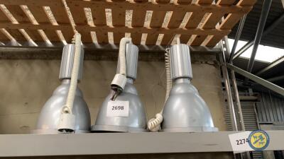 3 x industrial high bay lights