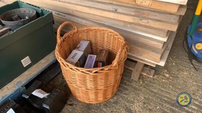 Basket with games