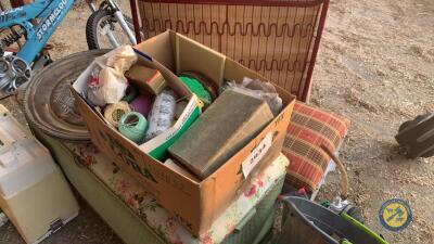 Box lot fo sowing items