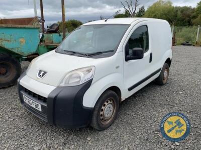 Peugeot Bipper van 2010, 0760FBO, MOT, taxbook & keys