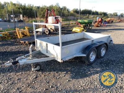 10x5ft tandem axle car trailer