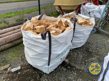 2 x tote bags of firewood