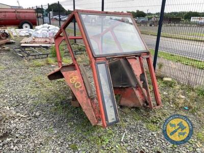 MF135 safety cab complete with doors