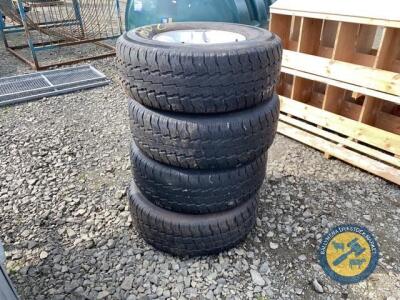 4 Mazda or Ford Ranger rims & tyres