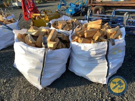 3 x tote bags of firewood