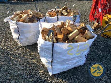 3 x tote bags of firewood