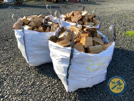 3 x tote bags of firewood