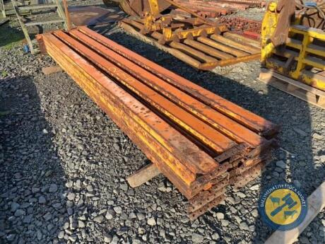 20 x pallet racking beams 5x2 11ft long