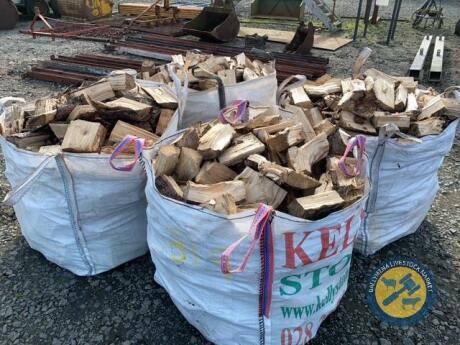 4 x tote bags of firewood