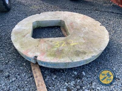 1800mm diameter 6" deep concrete biscuit