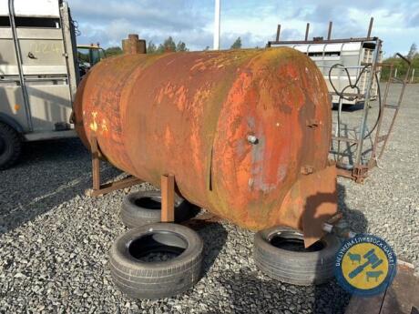 Large steel water tank