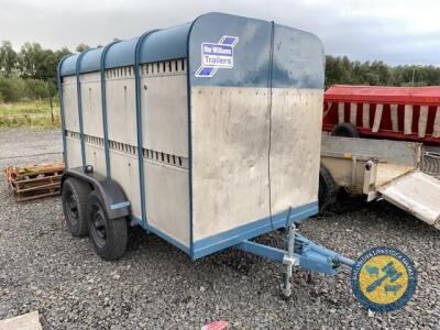 10x5 Ifor Williams cattle trailer