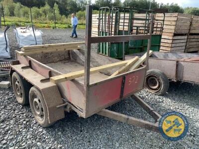 7x4 tandem axle car trailer